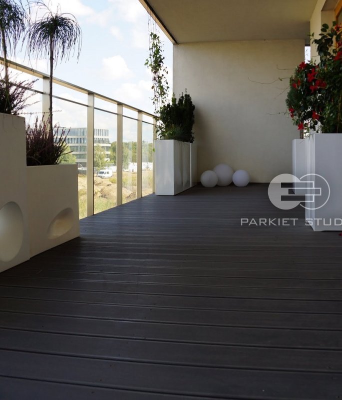 Deska tarasowa Bangkirai - Olej Szary