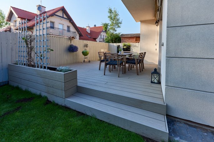 DESKA KOMPOZYTOWA SZARA